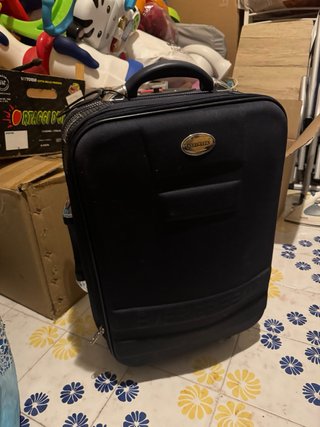 Valigia Trolley Evergreen Nera