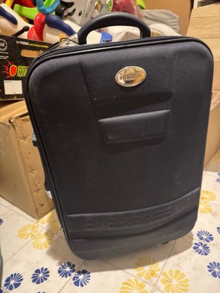 Valigia Trolley Evergreen Nera
