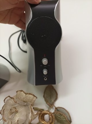 Coppia Casse Audio Hama E300 Amplificate PC