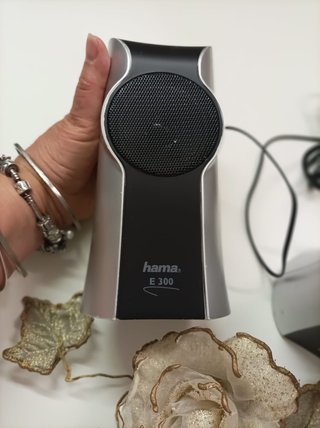 Coppia Casse Audio Hama E300 Amplificate PC