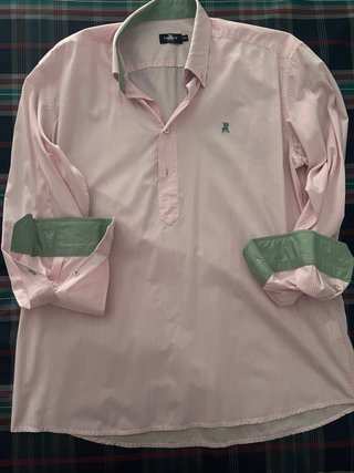 Camisa La Martina manga larga rayas rosas