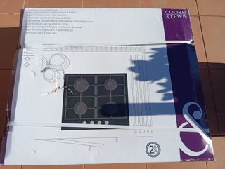 Placa de gas Cooke & Lewis 4 fuegos