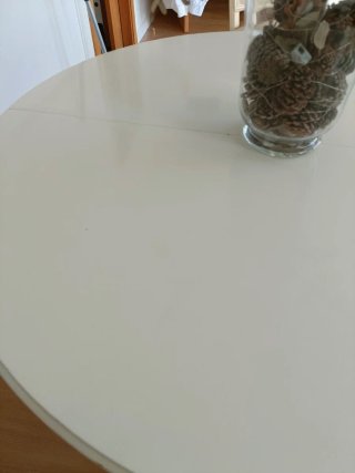 Mesa comedor redonda extensible Ikea