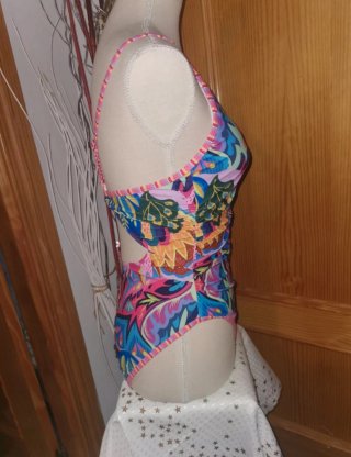 Bañador estampado multicolor