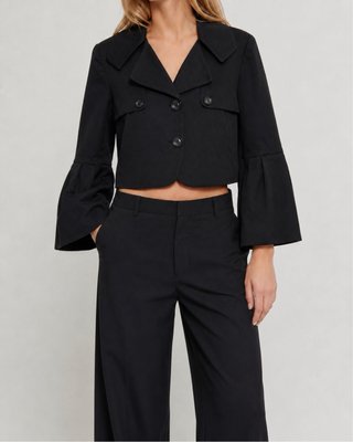 Chaqueta Stradivarius Negra Talla L