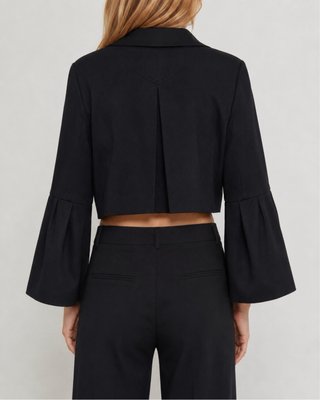 Chaqueta Stradivarius Negra Talla L