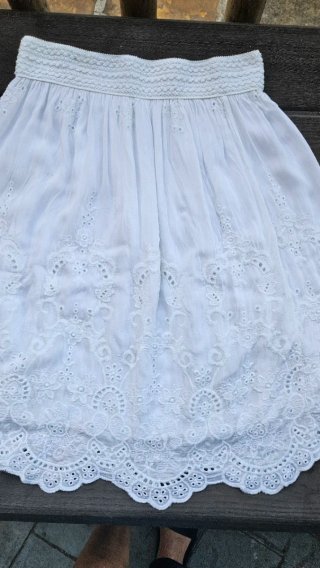 Falda Ibicenca Blanca