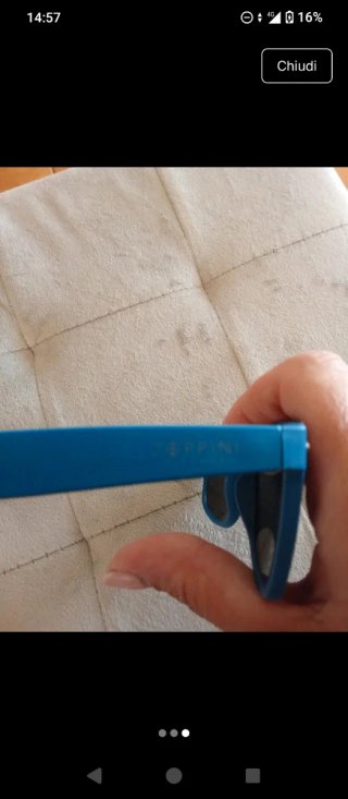 Occhiali da sole unisex blu