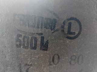 Depósito agua Fibrotubo 500L con grifo