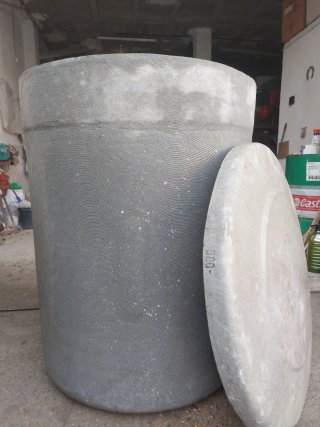 Depósito agua Fibrotubo 500L con grifo
