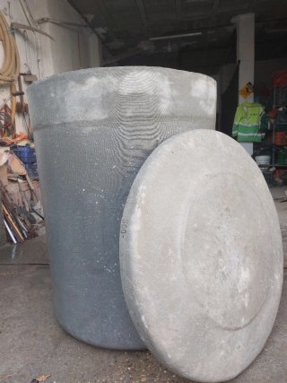 Depósito agua Fibrotubo 500L con grifo