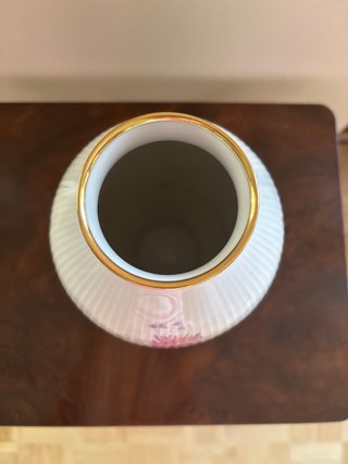 Jarrón Rosenthal Vintage 25cm Flores