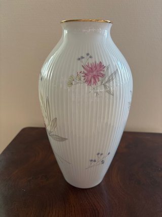 Jarrón Rosenthal Vintage 25cm Flores