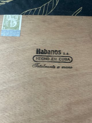 Caja de puros Cohiba de colección