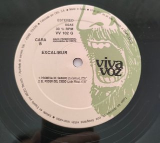 Disco de vinilo La Cruzada / Excalibur Punk Rock