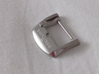 Fibbia Breitling Argento