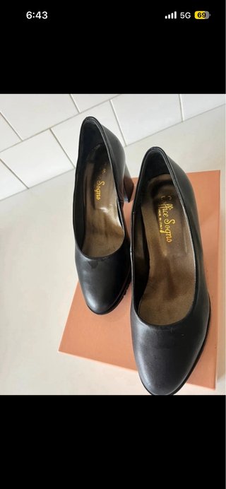 Scarpe Nice Sogne blu navy tacco