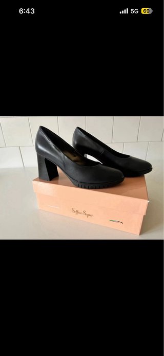 Scarpe Nice Sogne blu navy tacco