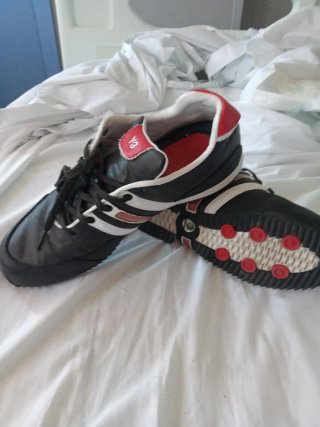 Y-3 Adidas Zapatillas Deportivas Negras Rojas