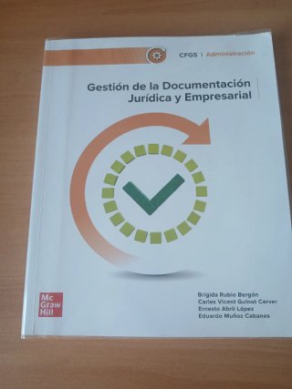 Libro Gestión de la Documentación Jurídica y Empre