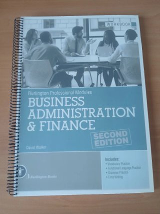 Workbook Business Administration & Finance 2nd Ed.