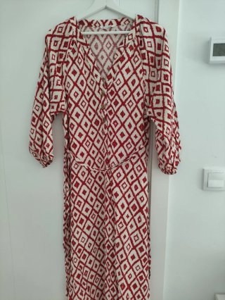 Blusa con estampado de rombos