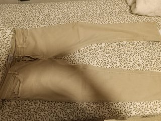 Pantalón Springfield beige/blanco