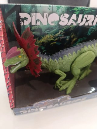 Dinosaurio Dilophosaurus de juguete
