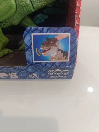 Dinosaurio Dilophosaurus de juguete