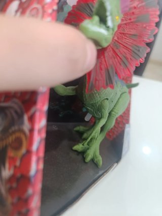Dinosaurio Dilophosaurus de juguete