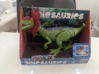 Dinosaurio Dilophosaurus de juguete