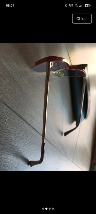 Occhiali da Sole Renato Balestra Rossi Vintage