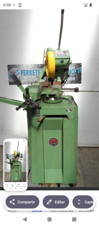 Tronzadora Metal Thomas Disco 350