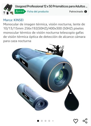 Monocular Térmico Kinsei Visión Nocturna