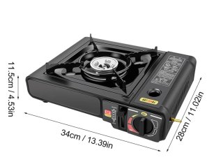 Cocina / hornillo de gas portátil tipo maletín