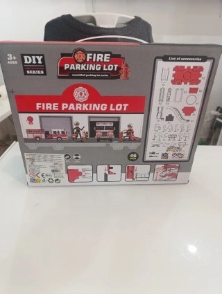 Juego Estacionamiento Bomberos DIY