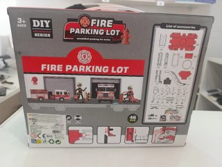 Juego Estacionamiento Bomberos DIY