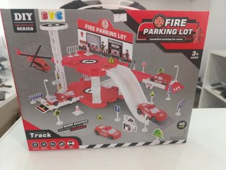 Juego Estacionamiento Bomberos DIY