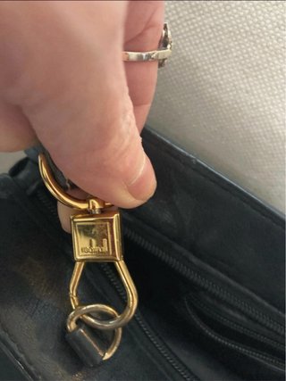 Borsa vintage Borbonese nera