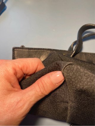 Borsa vintage Borbonese nera