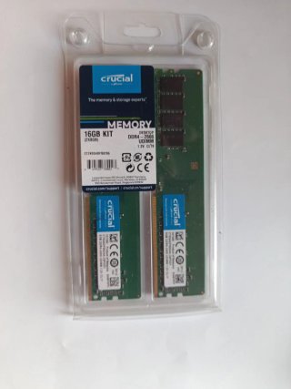 Crucial 16 Gb Kit Nuevo (2x 8Gb) DDR4 2400 DIMM