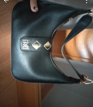 Bolso María Mare Negro Cadena Dorada