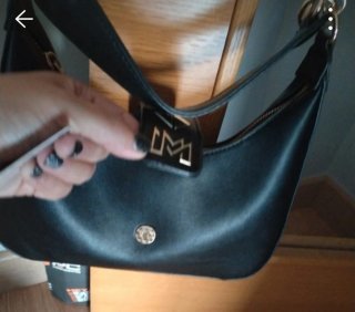 Bolso María Mare Negro Cadena Dorada
