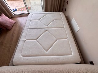 Cama 160x200 cm Beige, mas colchón 150x 200