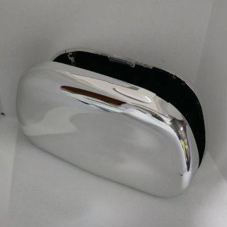 Bolso Cartera de mano Efecto ESPEJO Plata Clutch
