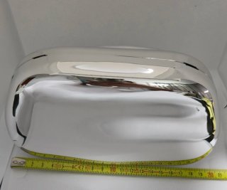 Bolso Cartera de mano Efecto ESPEJO Plata Clutch