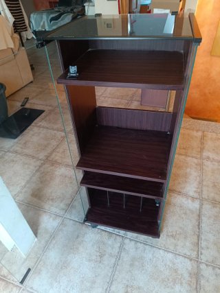 Armario Mueble Mueble Hi-Fi Fisher Marrón