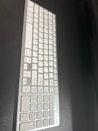 Teclado y Ratón Bluetooth/USB Mac/Windows Plata