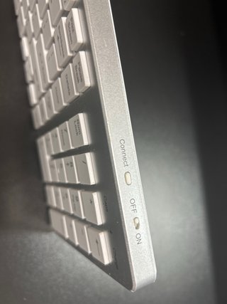 Teclado y Ratón Bluetooth/USB Mac/Windows Plata