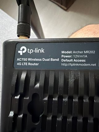 Router TP-Link Negro con Antenas
